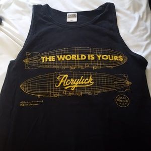 Mens Acrylick tank top